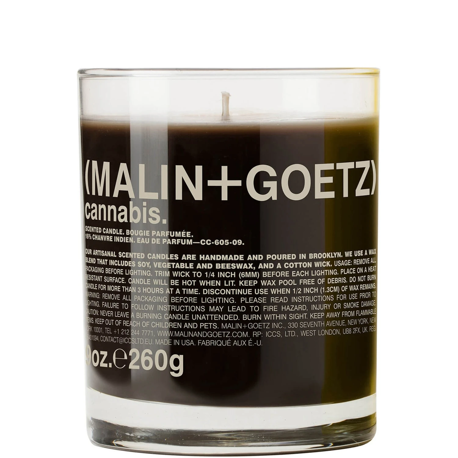 Malin + Goetz Cannabis Scented Candle 260g 1 Malin + Goetz Cannabis Scented Candle 260g