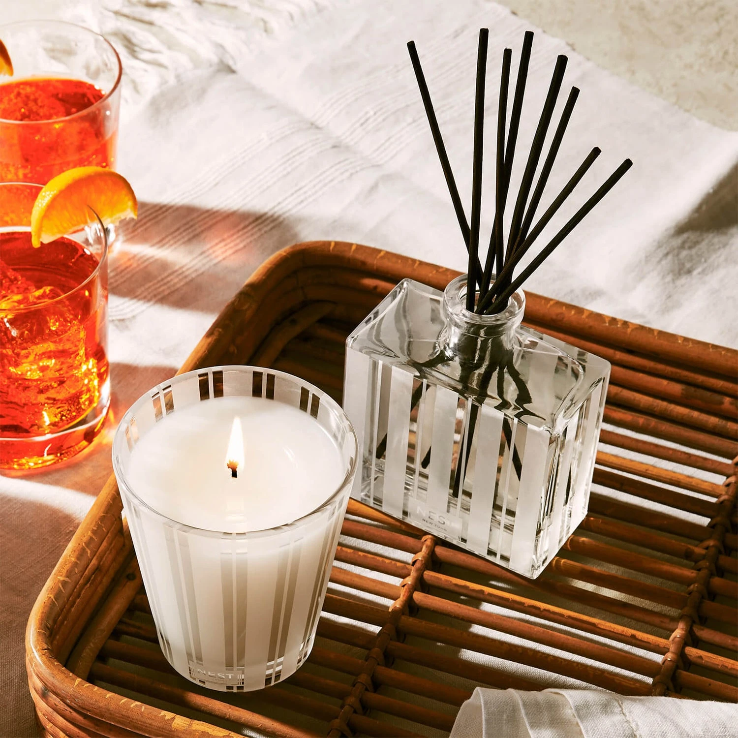 NEST New York Sicilian Tangerine Reed Diffuser 175ml 5 NEST New York Sicilian Tangerine Reed Diffuser 175ml - Image 5