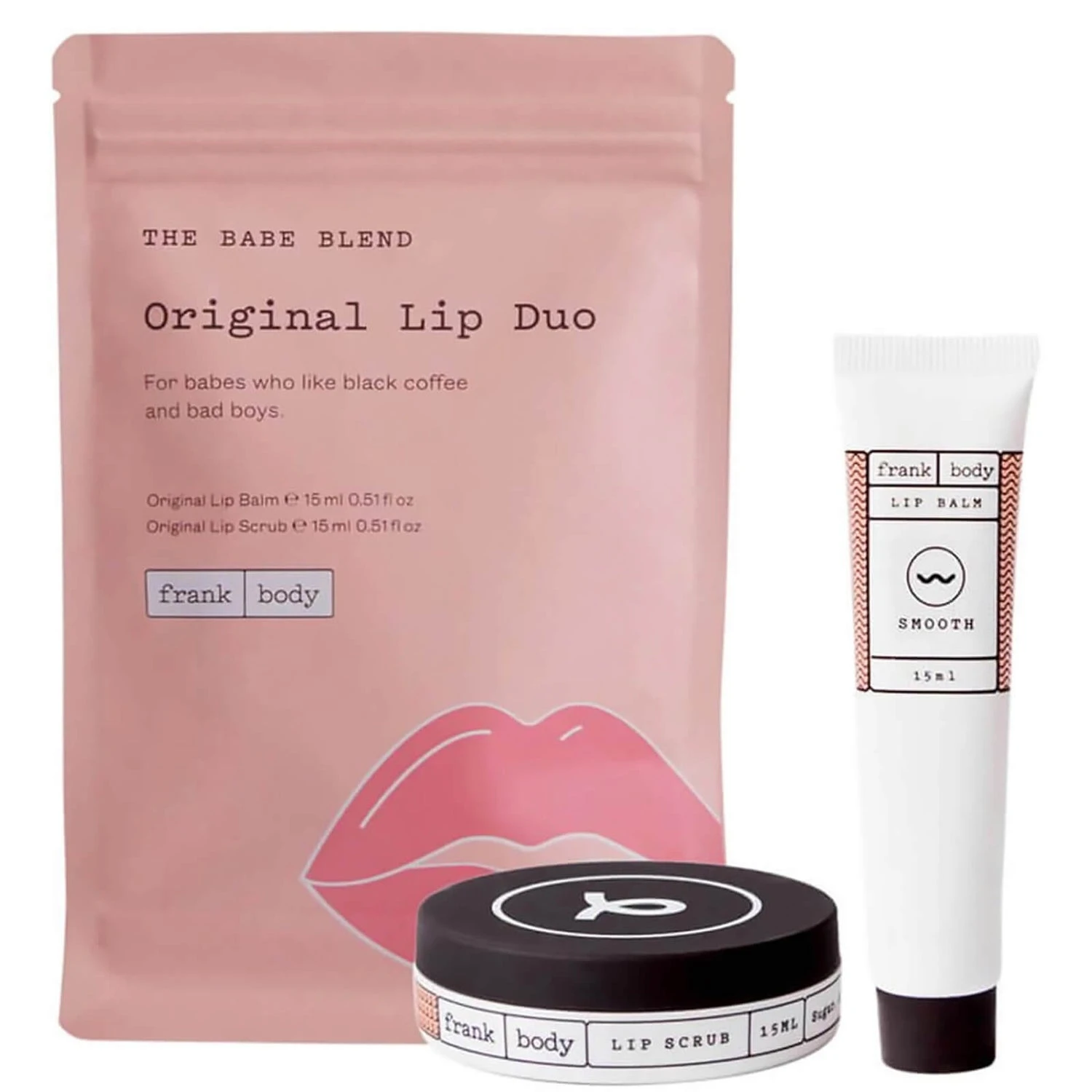 Frank Body Original Lip Duo 1 Frank Body Original Lip Duo