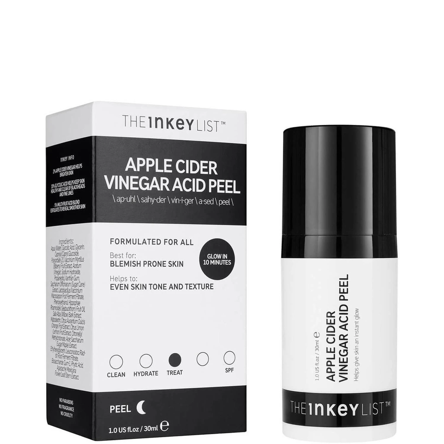 The INKEY List Apple Cider Vinegar Acid Peel 30ml 2 The INKEY List Apple Cider Vinegar Acid Peel 30ml - Image 2