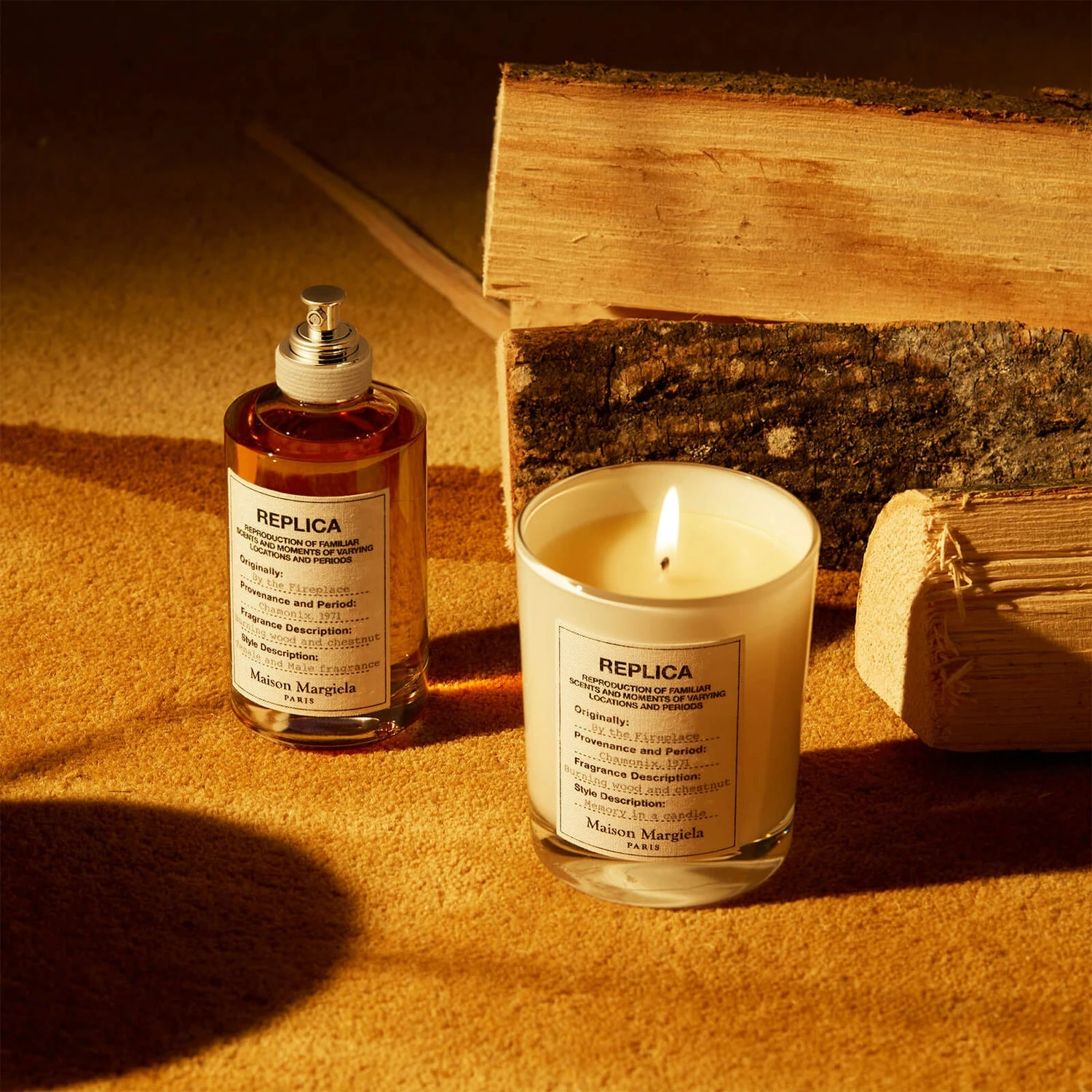 Maison Margiela Replica By The Fireplace Eau De Toilette - 100ml 3 Maison Margiela Replica By The Fireplace Eau De Toilette - 100ml - Image 3