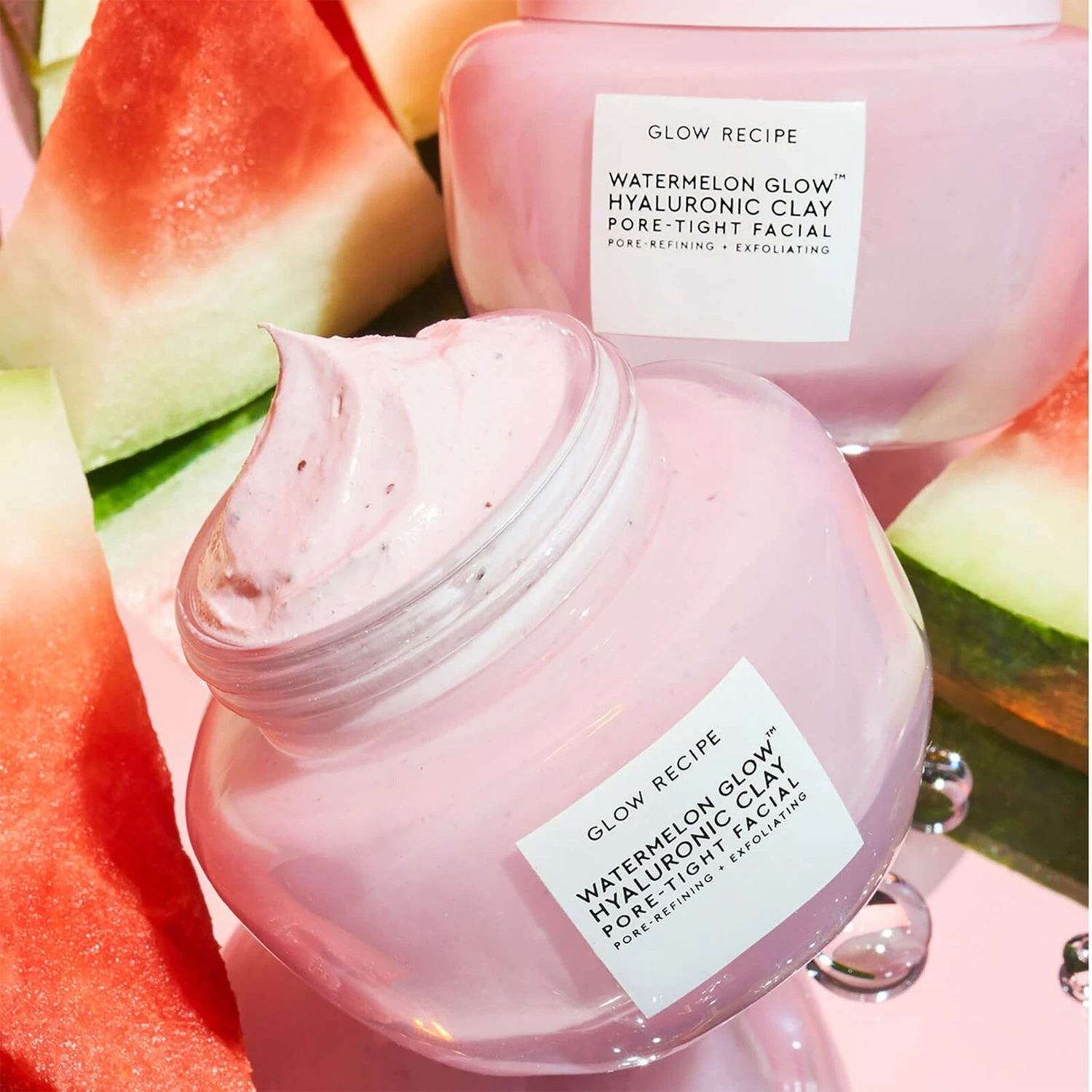 Glow Recipe Watermelon Glow Hyaluronic Clay Pore-Tight Facial 60ml 3 Glow Recipe Watermelon Glow Hyaluronic Clay Pore-Tight Facial 60ml - Image 3