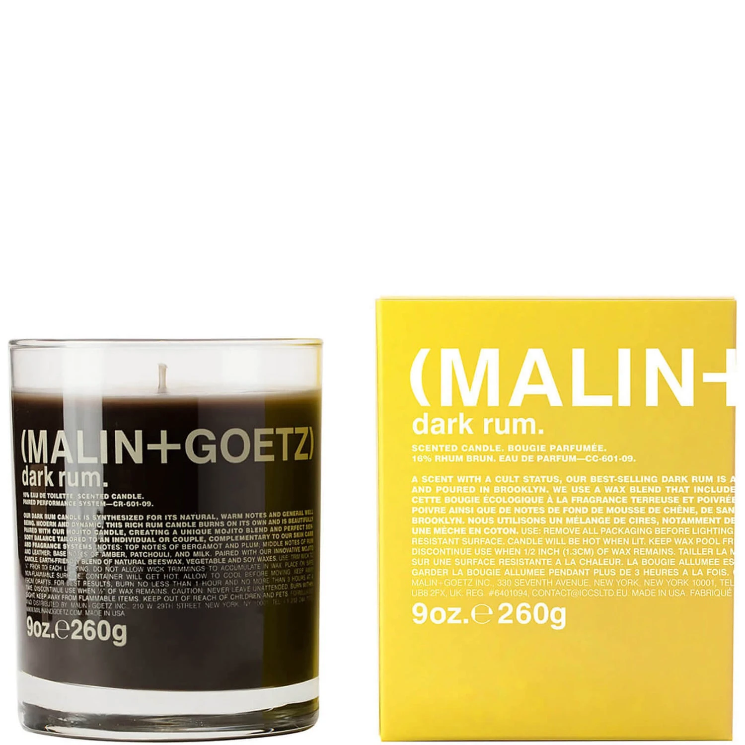 MALIN + GOETZ Dark Rum Candle 2 MALIN + GOETZ Dark Rum Candle - Image 2