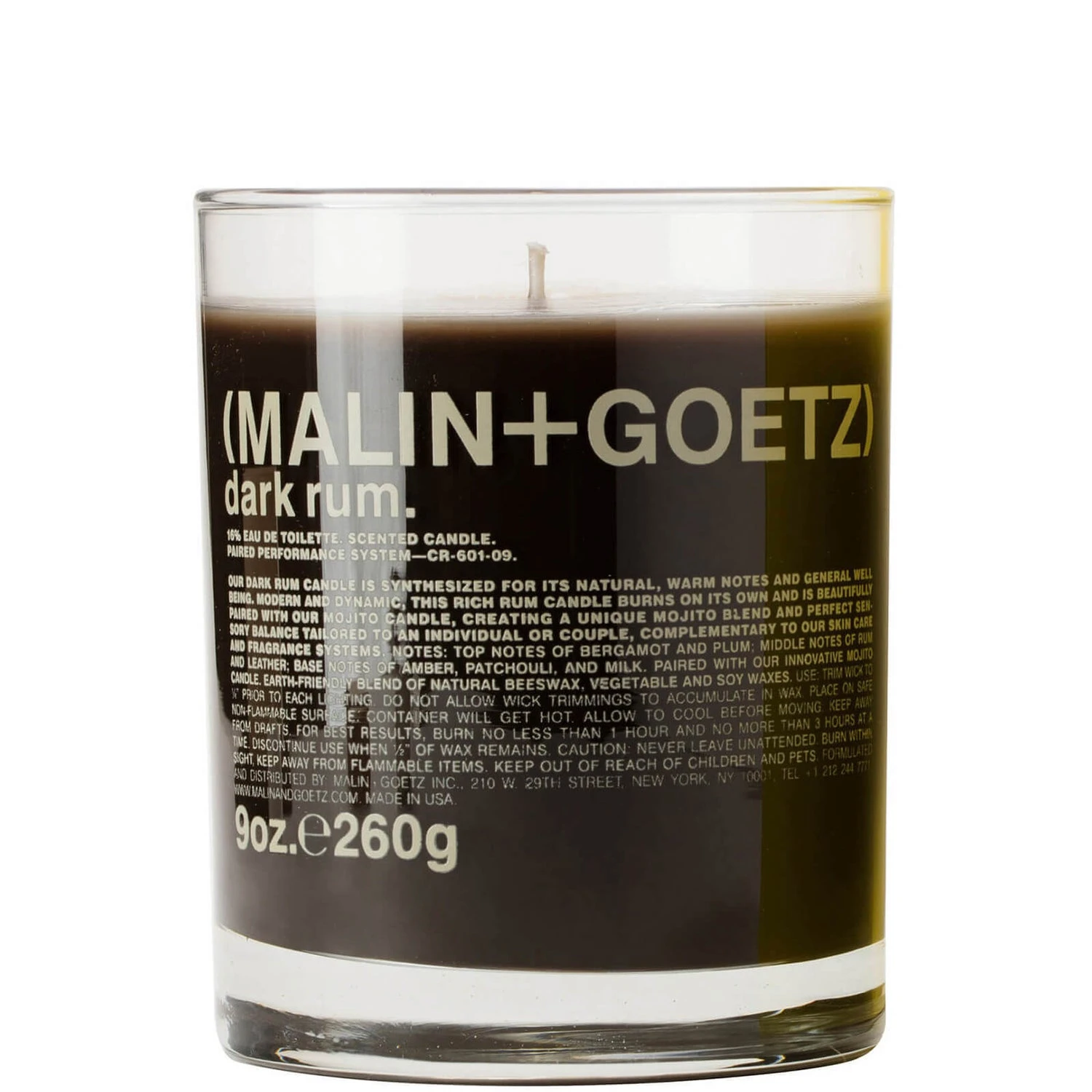 MALIN + GOETZ Dark Rum Candle 1 MALIN + GOETZ Dark Rum Candle