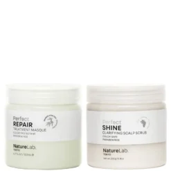 NatureLab TOKYO Perfect Shine Clarifying Scalp Scrub And Perfect Repair Masque Bundle