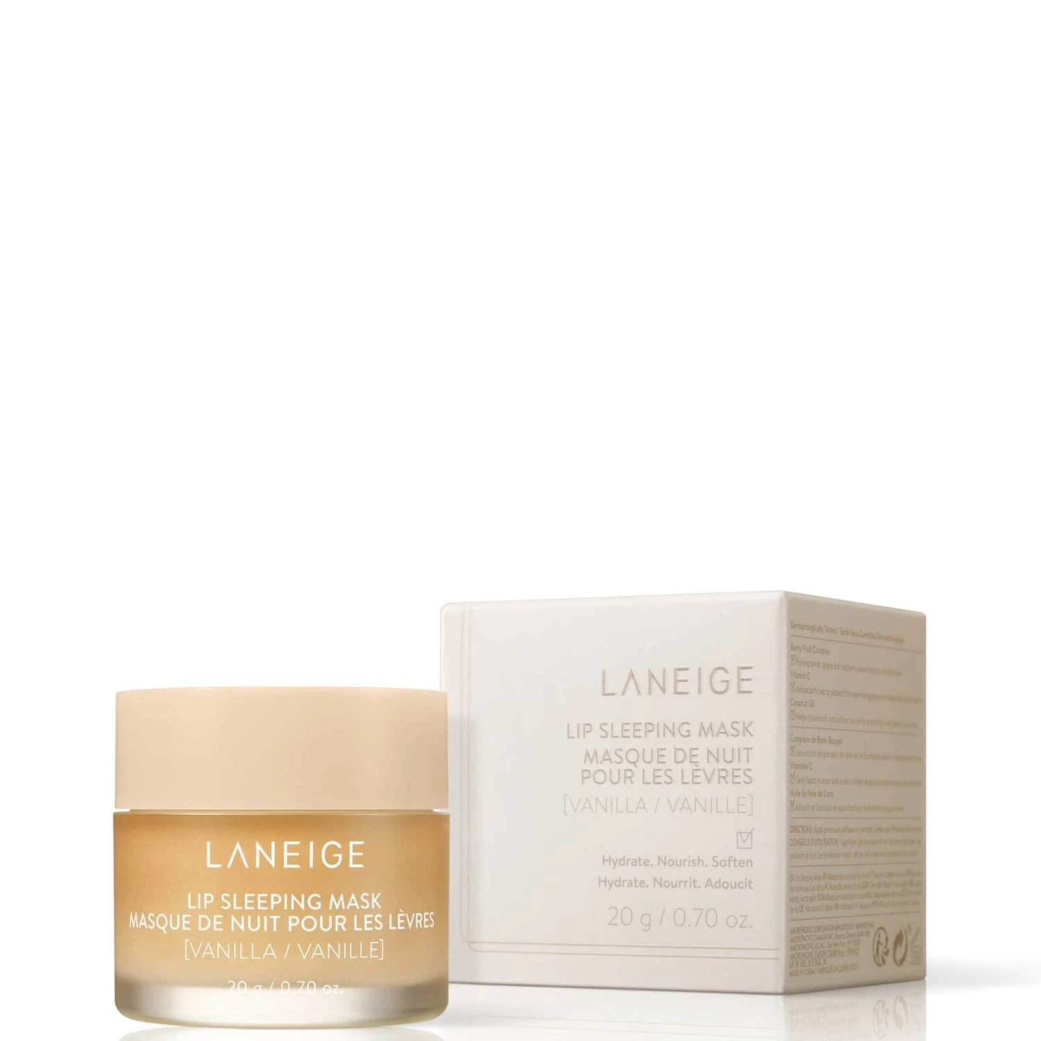 LANEIGE Lip Sleeping Mask - Vanilla 20g 2 LANEIGE Lip Sleeping Mask - Vanilla 20g - Image 2