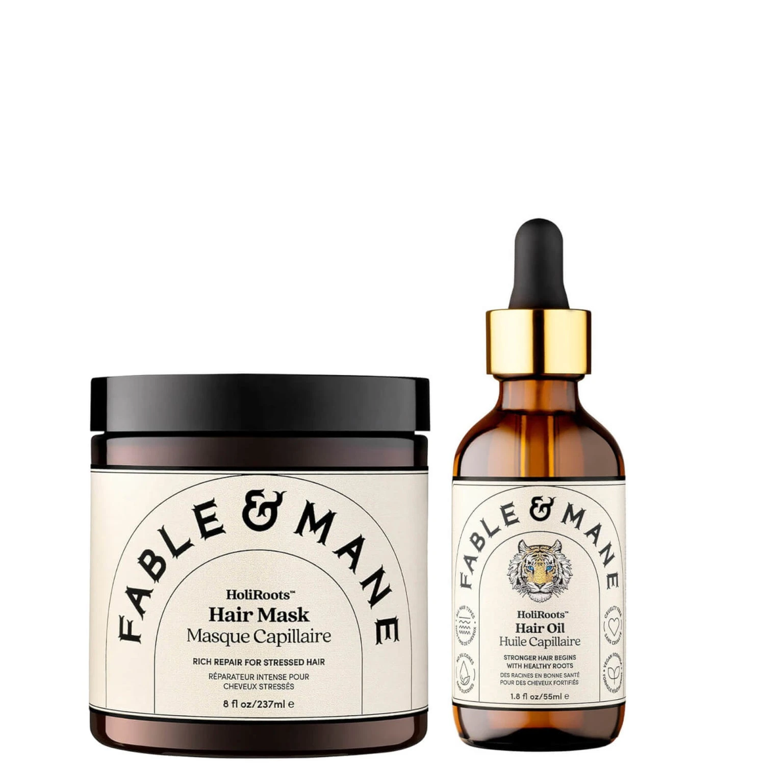 Fable & Mane Holiroots Hair Oil And Hair Mask Bundle (Worth £62.00) 1 Fable & Mane Holiroots Hair Oil And Hair Mask Bundle (Worth £62.00)